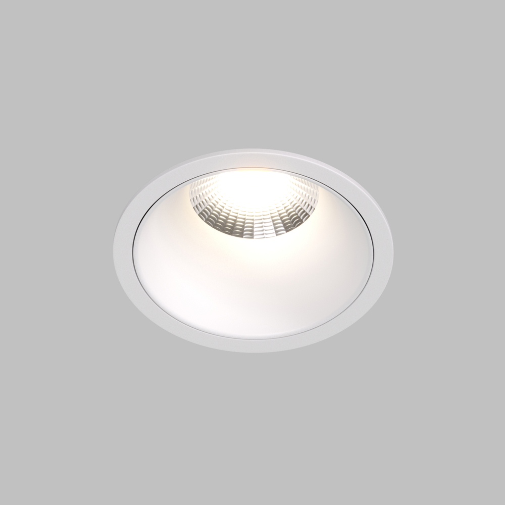 DK4400-WH Встраиваемый светильник, IP 20, 7 Вт, LED 3000, белый, алюминий