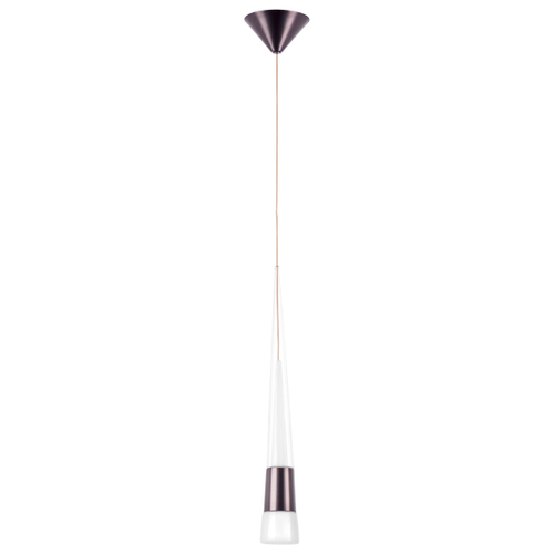 Купить 757011 Люстра CONE LED 5W 280LM КОФЕЙНЫЙ/БЕЛЫЙ/ПРОЗРАЧНЫЙ 3000K
