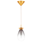 805118 Люстра COLORE LED 1х4W 220LM ЗОЛОТО/ДЫМЧАТЫЙ 3000K