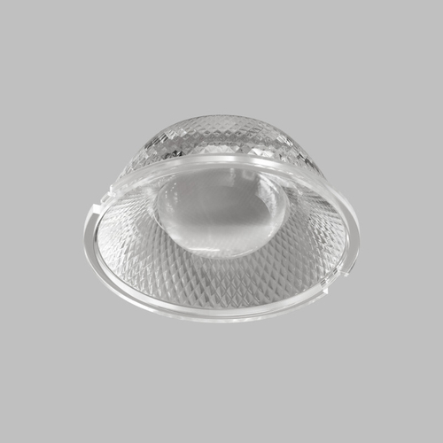 Купить Линза ?55mm, угол рассеивания света 15° для светильников SHINE DK5743/DK2610, поликарбонат