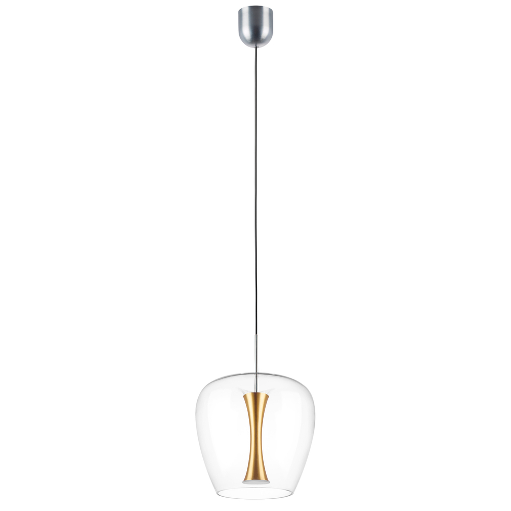 804203 Люстра CUPOLA LED 10W 500LM АЛЮМИНИЙ/ЗОЛОТО 3000K
