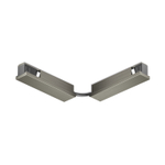 TR5724-DN Электрический коннектор для трека SHINE BASE 90° стена-потолок с поворотом трека под произвольным углом, темный никель, алюминий