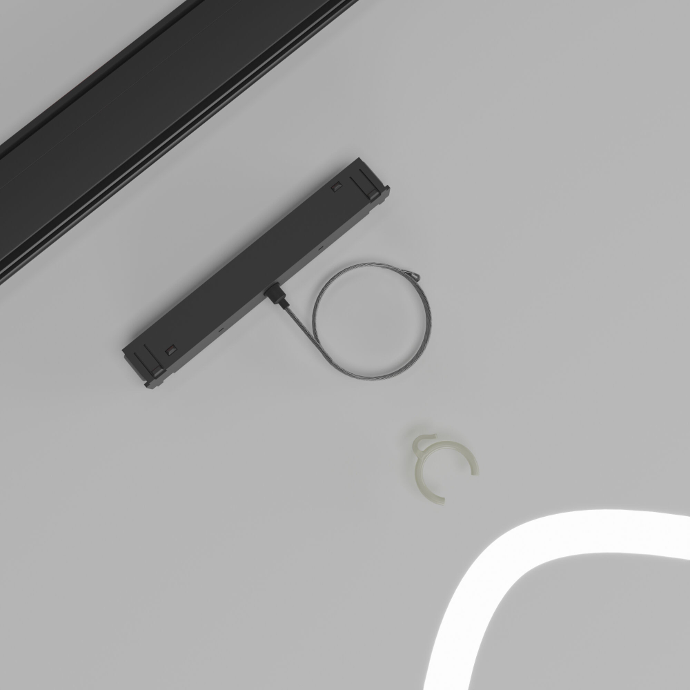 Slim Magnetic Коннектор для шинопровода черный Full light 85102/00 85102/00