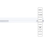 Магнитный трековый светильник Arte Lamp LINEA A4672PL-1WH