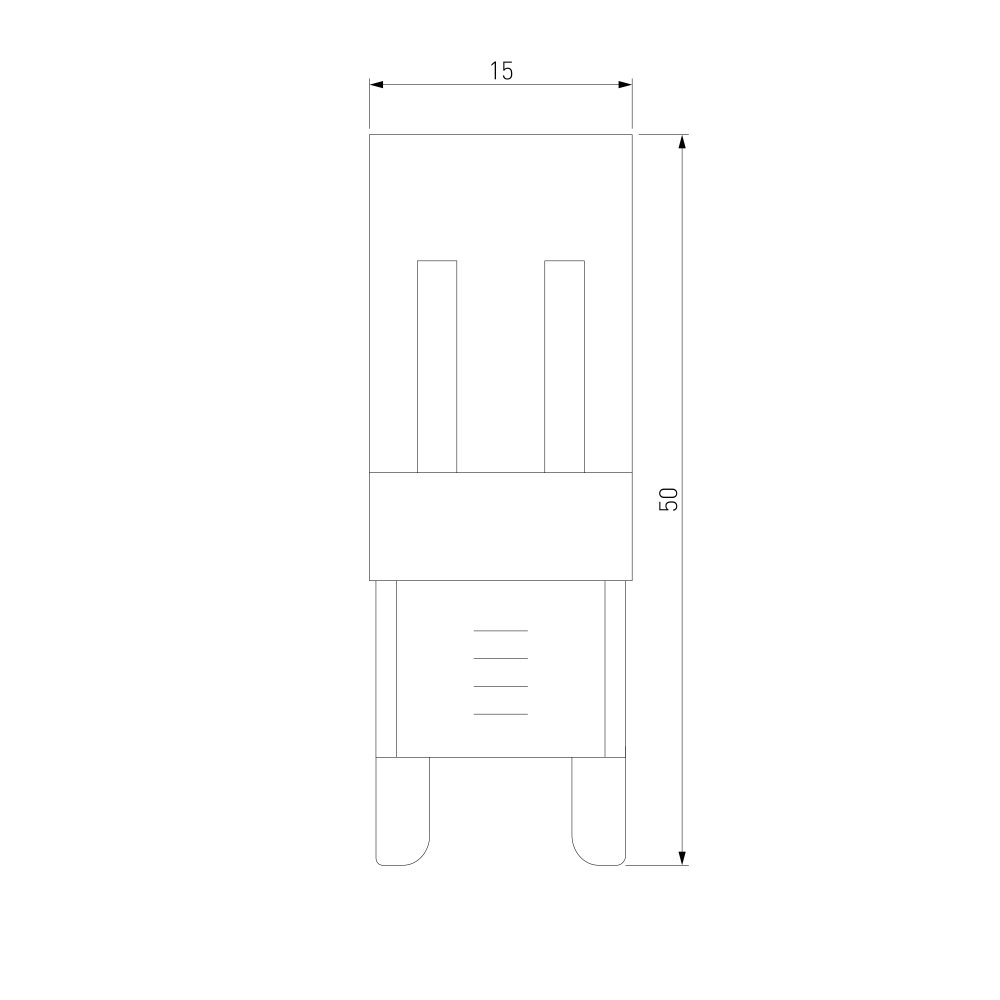 Светодиодная лампа JCD 5W 220V 3300К G9 BLG908
