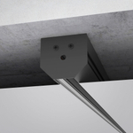 Slim Magnetic Шинопровод в натяжной потолок с декоративными вставками черный (2м) 85204/00 85204/00