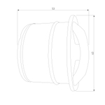 Подсветка для лестниц и дорожек MRL LED 1106 чёрный
