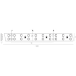 421504 Лента LIGHTSTAR LED 24V 24W 240leds/M 2400LM/M 4000K IP20 1шт = 5м
