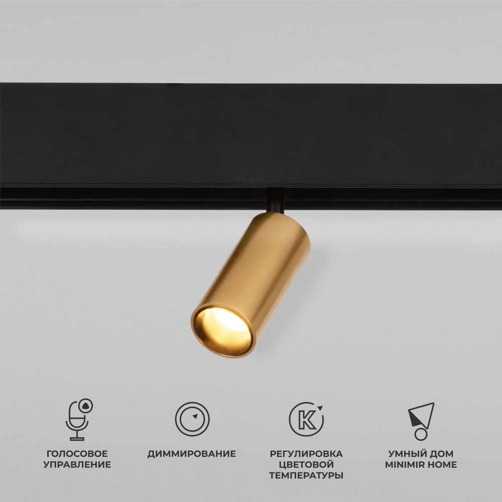 Умный трековый светильник 5W 2700-6500K Dim Cantors Slim Magnetic 85071/01