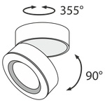 Потолочный светильник Technical C023CL-L20B