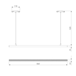 Slim Magnetic Трековый светильник 36W 4000K Vilo чёрный 85107/01 85107/01