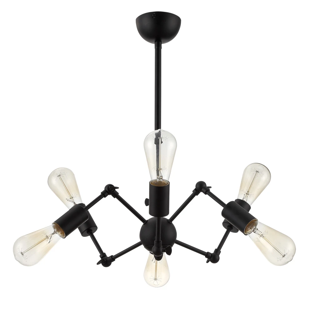 Люстра на штанге Arte Lamp ROOTS A9190LM-6BK