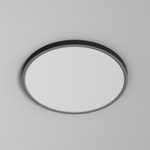 DK6522-BK Накладной светильник THIN, IP40, 36W, 3000K/4000K/6500K, переключатель цветовой температуры на корпусе, черный, полимер