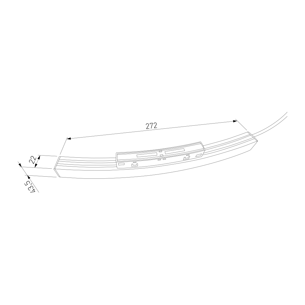 Slim Magnetic Блок питания 100W для радиусного шинопровода черный Ø 800mm 95055/00 95055/00