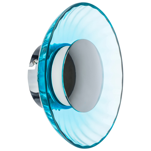 Купить 809015 Бра CELESTA LED 6W 300LM ХРОМ/ГОЛУБОЙ 3000K