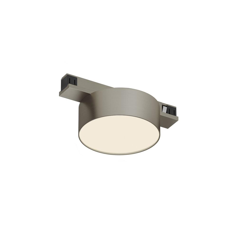 DK5761-DN Светильник для трека SHINE FLOW со светодиодом, D74*H28, 48V DC, 6W, RA?90, 3000K, IP20, темный никель, алюминий