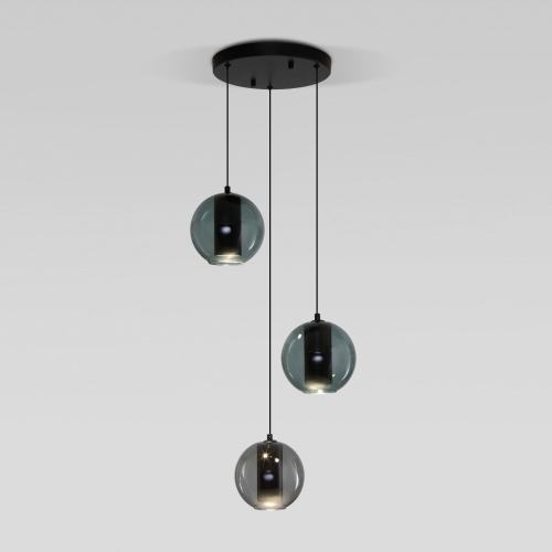Купить Подвесной светильник 50258/3 LED дымчатый/бирюзовый