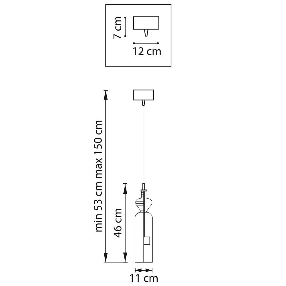 814004 Люстра BELLE LED 1х8W 400LM АЛЮМИНИЙ/МУЛЬТИКОЛОР 3000K