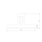 Esthetic Magnetic Трековый светильник 7W 3000K (чёрный) 85124/01