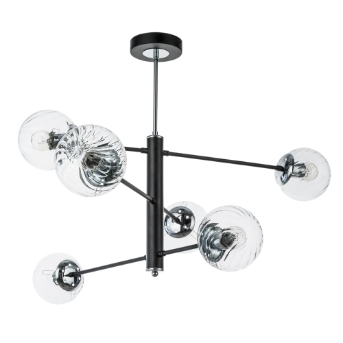 Купить Люстра на штанге Arte Lamp SEGIN A3566PL-6BK
