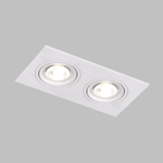 DK3022-WH Встраиваемый светильник, IP 20, 10 Вт, GU5.3, LED, белый, пластик