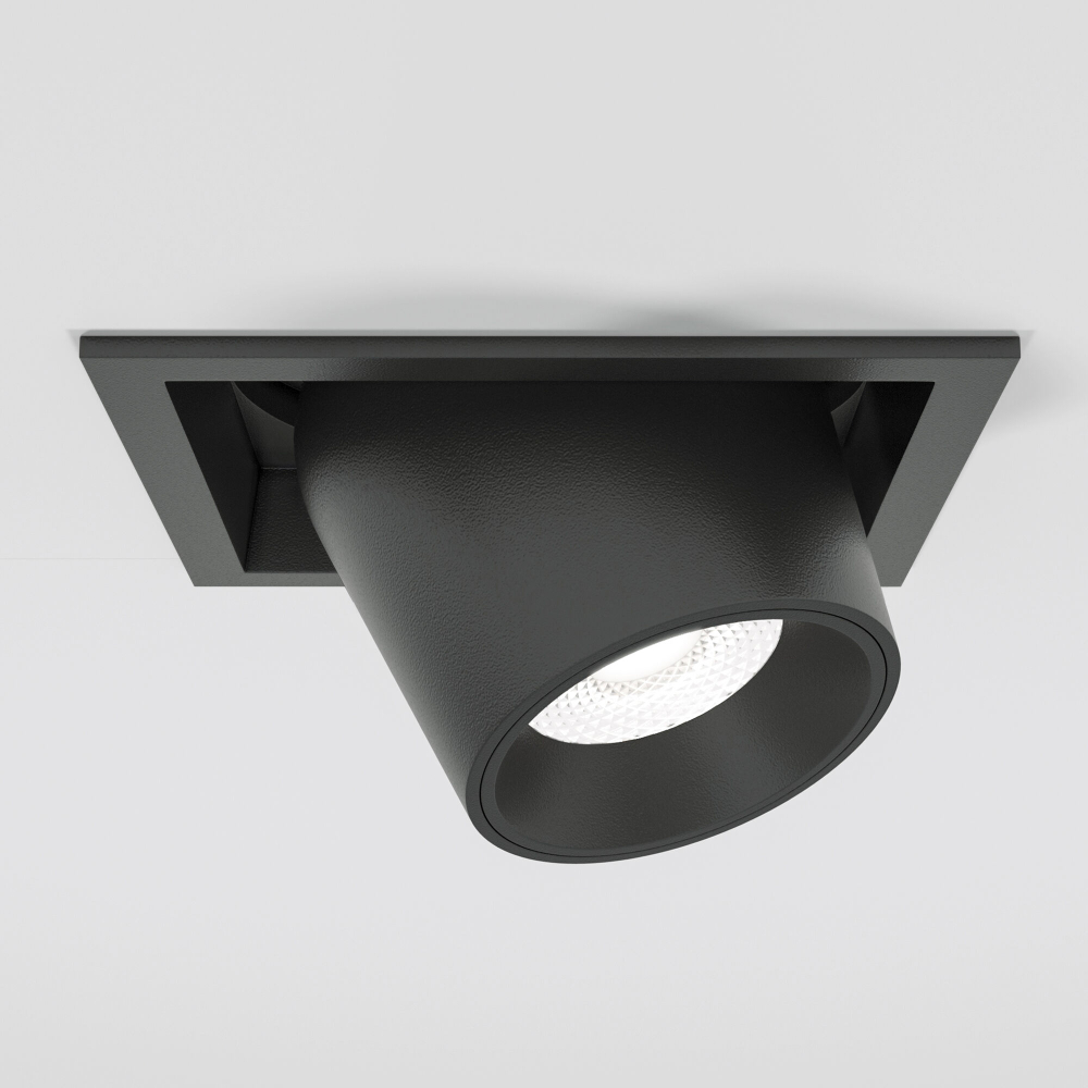 Потолочный светодиодный светильник поворотный Conner 8W 4000K чёрный 25087/LED