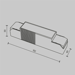 Источник тока Lighting control PSL-TR40-550-700mA