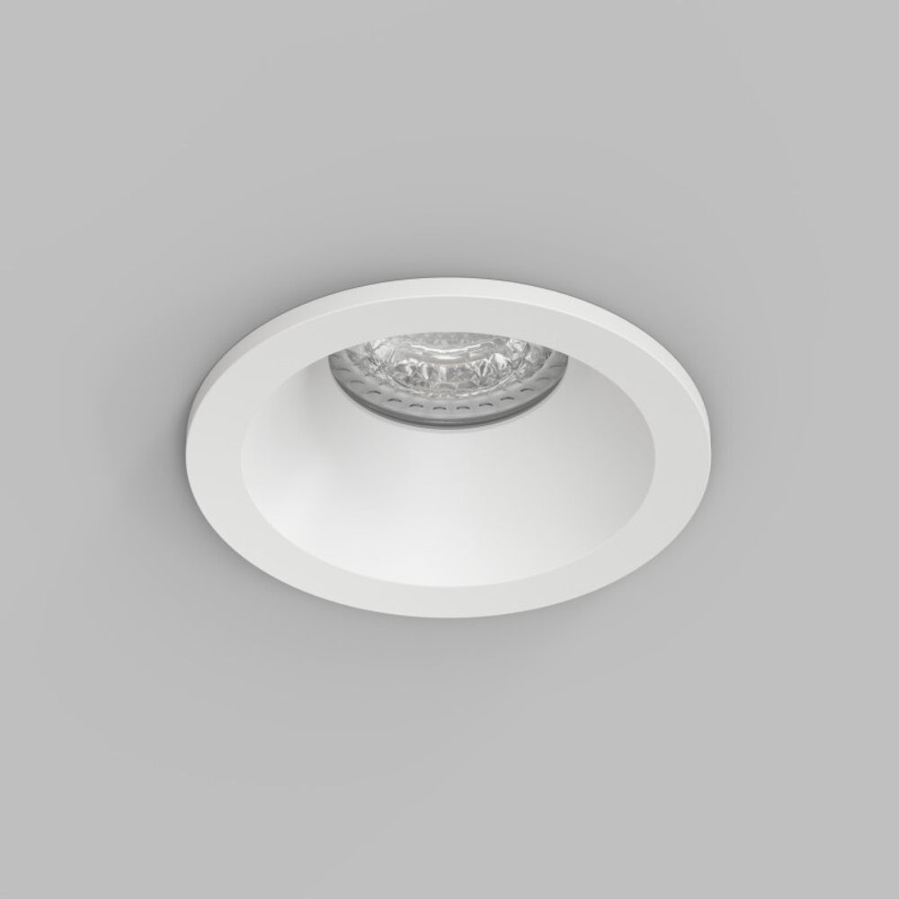 Встраиваемый влагозащищённый светильник COVE, IP44, до 15 Вт LED, GU10, алюминий, белый