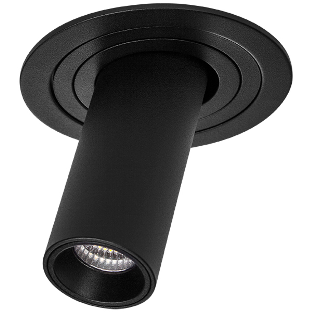 i617272 Светильник INTERO TUBO LED 10W 500LM 60G ЧЕРНЫЙ 3000K (217617+217272)
