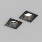 DK2131-BK Встраиваемый влагозащищённый светильник COVE, IP44, до 15 Вт LED, GU10, алюминий, чёрный