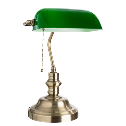 Купить Кабинетная настольная лампа Arte Lamp BANKER A2492LT-1AB
