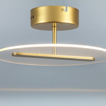 738033 Люстра ACRILE 14W LED 1034LM 120G ЗОЛОТО 3000K