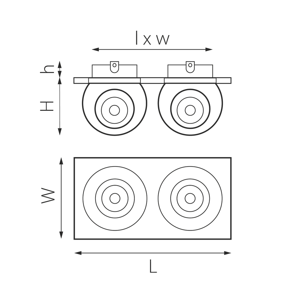 i5266262 Светильник INTERO LED 9W*2 850LM*2 24G БЕЛЫЙ 3000K (217526+217062+217062)