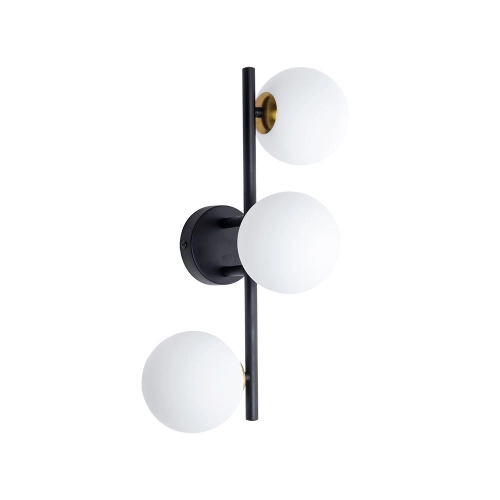 Купить Настенно-потолочный светильник Arte Lamp GEMINI A2243PL-3BK