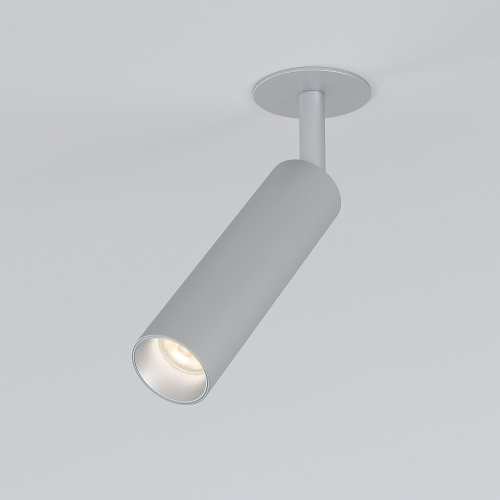 Купить Встраиваемый светодиодный светильник Diffe серебряный 25040/LED