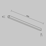 Линейный светильник Technical LL311011