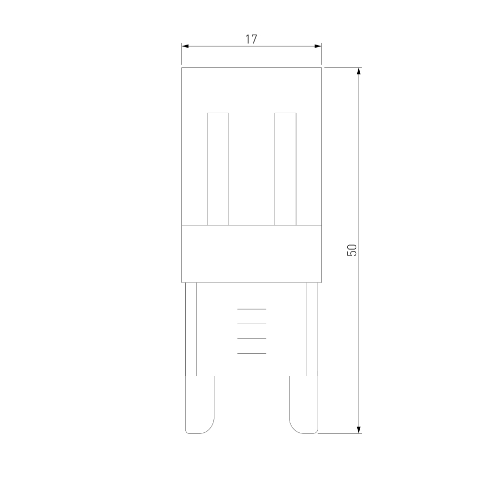 Светодиодная лампа JCD 7W 220V 3300K G9 BLG901