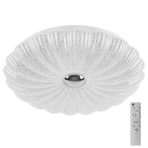 Купить 225660 Светильник настенно-потолочный ARCO SHELL 90W LED 4500LM ХРУСТАЛЬНЫЙ/ХРОМ/ЗОЛОТО 3000/4000/6000K