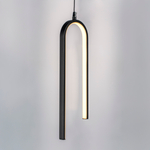 749017 Подвес SATURNO LED 8W 640LM ЧЕРНЫЙ 3000K