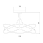 Умный потолочный светильник Eurosvet Petto 90246/6 90246/6 белый Smart