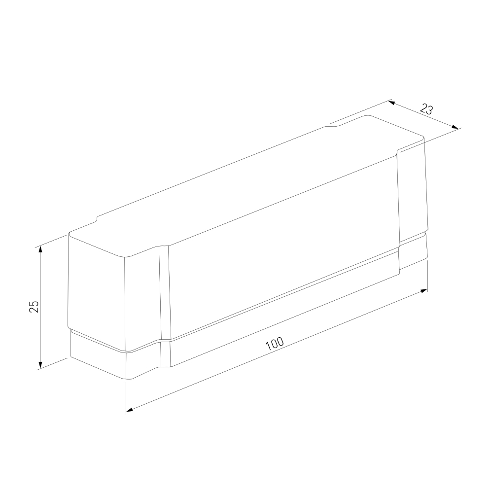 Короб для сетевого шнура Flat Magnetic 85131/00
