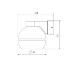 Настенный светильник MRL 1026