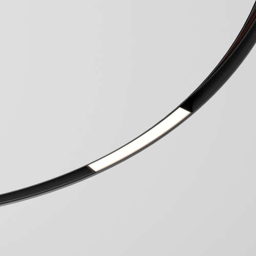 Купить Slim Magnetic Трековый светильник для радиусного шинопровода 8W 4200K Planar чёрный Ø 1200мм 85181/01