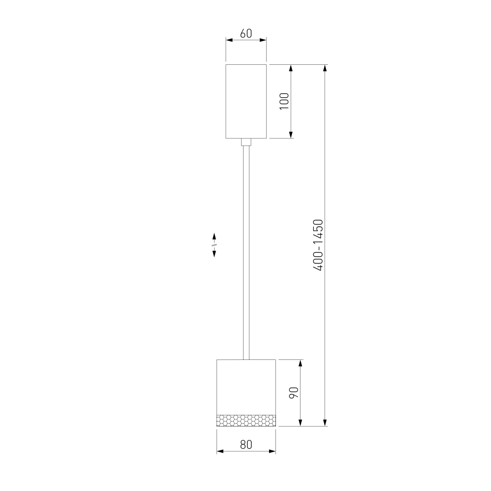 Подвесной светодиодный светильник 50243 LED