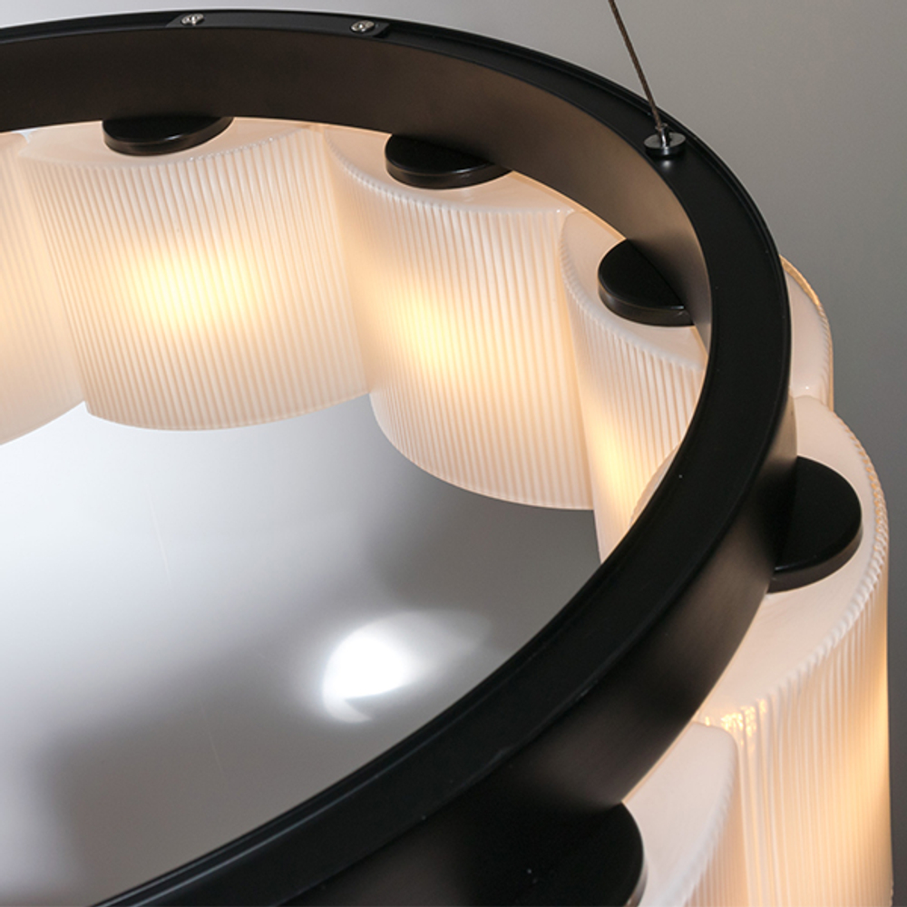 812236 Люстра NIBBLER 23х6W(Led) G9 ЧЕРНЫЙ/БЕЛЫЙ