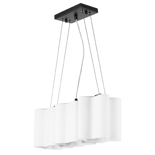 Купить 802137 Подвес NUBI 3х40W E27 ЧЕРНЫЙ МАТОВЫЙ/БЕЛЫЙ
