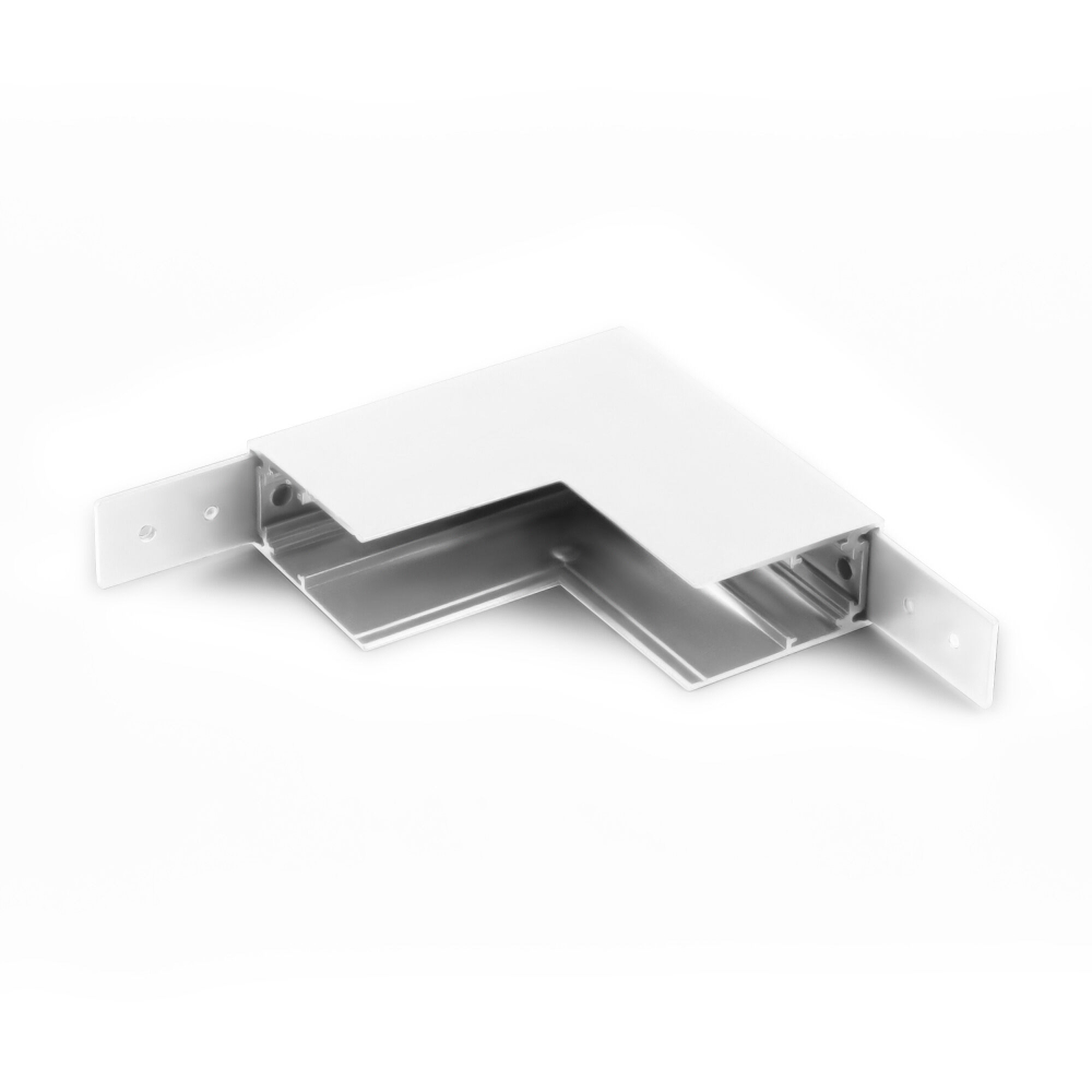 Slim Magnetic Коннектор угловой внутренний для накладного шинопровода белый 85091/11 85091/11