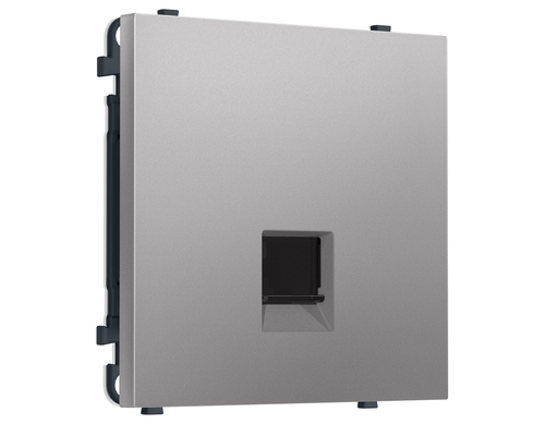 Купить MS512010 Комплект механизма компьютерной розетки SIGMA Сталь матовый RJ-45 (8P8C) CAT6 с/ш QUANT PRO (SP5120, PR188)