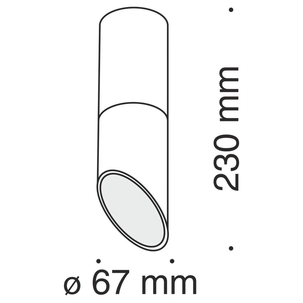 Потолочный светильник Technical C025CL-01B