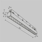 Трековый светильник Technical TR031-4-18WTW-M-DSZ-W